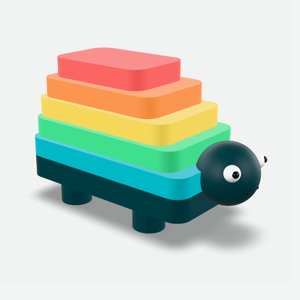 Layer Turtle stacking toy