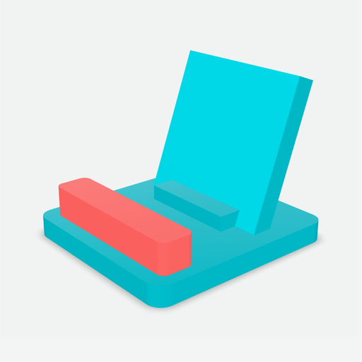 Phone stand with cable slot